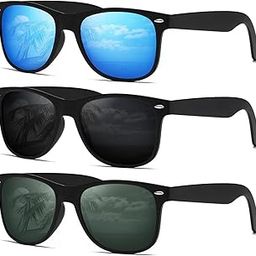 Mens Polarized Sunglasses Square Vintage Driving Glasses for Women Ultra Light Sun Shades UV 400 Protection-picture-34