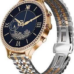 Vibez Jewel Pro Fashion Smart Watch for Women with 1.32-inch HD Display, Premium Metal Strap, Bluetooth Calling, 7 Days Battery, Voice Assistance, Health Tracker, & Multiple Watch Faces-28