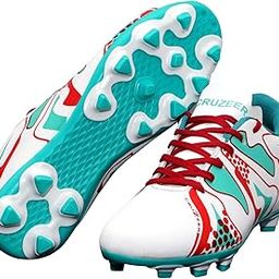 Football Shoes for Men's Synthetic PVC Double Sole White Football Studs Shoes-image-44