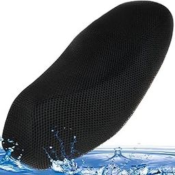 Guance Net Seat Cover Heat Protector Seat Cover Compatable with Ntorq 125 CC (Black,1Pcs)-image-60