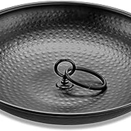 479K Large Aluminum Rain Chain Basin, Black-picture-22