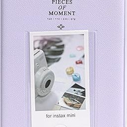 ZENKO 64 Pockets Photo Album for Fujifilm Instax Mini 12 11 9 8 40 Evo Liplay 7S Instant Camera/Mini Link Printer, Polaroid Snap Touch PIC-300 Z2300 Mint Zip Instant Camera Printer- Lilac Purple-59
