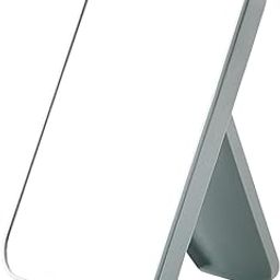 CEPLO Folding Round Compact Vanity Mirror with Stand, for Desk, Table, Camping, Travel, Personal, Tabletop, Vanity, Hand, Princess, Square, Makeup (Mirror-A Blue)-13