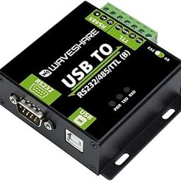 Waveshare USB to RS232/485/TTL Converter Onboard FT232RL Industrial Grade USB to RS232 Converter Support Mac Linux Android Windows 11/10 / 8.1/8 / 7-17
