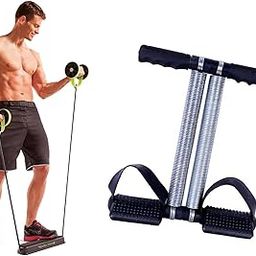 RK RETAILER Combo Revoflex Extreme Rope Exerciser with Tummy Trimmer Double Spring Ab Exerciser-image-5