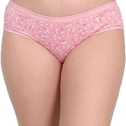 Women's Cotton Bikini Panty – Soft Mid-Rise with Floral Swirl Print-image-33