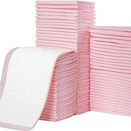 Buyockss Disposable Changing Pad Liners, Pack of 100, Baby Incontinence Diaper Changing Pads, Ultra Soft Waterproof & Super Absor Mat-image-39
