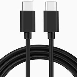 Type-C to Type-C USB Cable for Sam-Sung Galaxy A54 5G / A 54 Charging Cable Original Like 80W Fast PD Charger Cable | Dash Warp Dart Flash Super Vooc Data Cable (7.3A, 1M, TCCB3, Black)-image-9