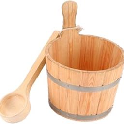 Enakshi (LABEL) Creations Sauna Bucket and Ladle Gifts Sauna Accessories for Bathtub Swimming Pool SPA-image-26