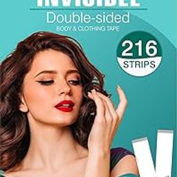 TEKCOOL Boob Tape Kit - Instant Boob Tape with 10 Nipple Pasties for Fashion with 36 Strips Double Sided Tape for Clothes &1 Pair Reusable Nipple Cover for Women (Beige).-image-37