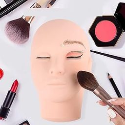 MKSL Makeup Practice Face Board, face dummy for makeup practice, Practice Skin Board, for Makeup Practice Mask Skin Face Eye Makeup Practice for Beginner Makeup Artist The Perfect Makeup-21