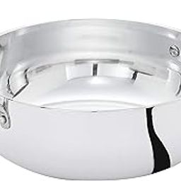 Amazon Brand - Solimo - WHITE ALUMINIUM KADAI (22 CM, INDUCTION AND GAS COMPATIBLE)-image-87