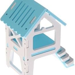 LOOM TREE® 5xHouse Loft Cage Exercise Toys for Hamster Hedgehog Mouse Guinea Pig Blue | Small Animal Supplies | Exercise & Toys-picture-28