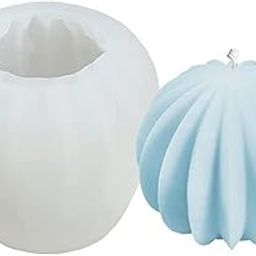 RKPM HOMES Sector Shape Candle Mold I 3D Fondant Geometric Irregular Round Silicone Epoxy Mould I for DIY Handmade Ornament Chocolate, Cake Décor, Aromatherapy, Soap, Resin Art Craft Making - 1 Cavity-image-65