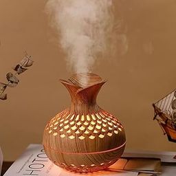 Flower Humidifier – Ultrasonic Cool Mist Diffuser with LED Night Light, USB-Powered, Quiet & Portable for Home, Office & Bedroom-image-9