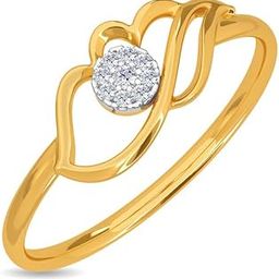 14k / 18k Real Gold & Diamond Ring | Diwali, Rakhi Rakshabandhan Gift for Sister/Bhabhi/Women | With Certificate of Authenticity & BIS-Hallmarked Gold Jewellery | Enhanced Curve Ring-image-43