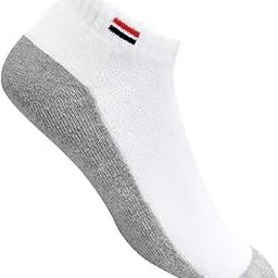 Athletic Ankle Socks, Pack of 3, Grey White Black, Cushioned Sole-image-49