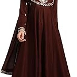 Women's Silk Anarkali & Pant with Dupatta Set (DCAT-417)-image-48