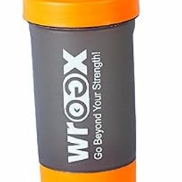 WROGX PowerBlend Shaker - 600ml with Detachable Storage, Mesh Strainer - Perfect for Protein Shakes, Gym, and Smooth Blends-51