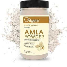 Origenz Amla Powder 100 gm for Hair Mask, Pack, Scalp Care, Anti-Dandruff | Natural Dry Seedless Indian Gooseberry | Men & Women | In Jar 3.53 oz-image-23