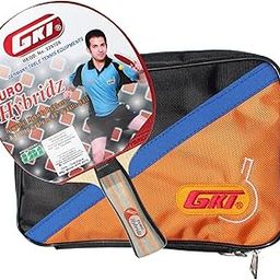 GKI Euro Hybridz Table Tennis Racquet ,Multicolor,Wood-25