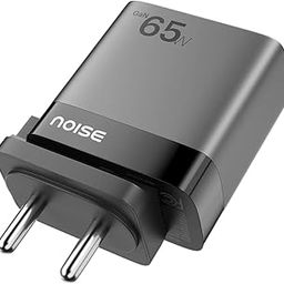 Noise Power Series 65W GaN Charger 3 Ports, Fast Charging, Smart Power Distribution, Global Pin Support, iPhone 0 to 50% in 30mins, Supports All iPhones, Android Phones & Laptops Upto 65W (Black)-13