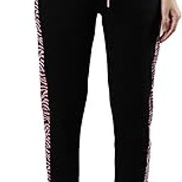 Relax Fit Track Pant with Abstract Print, Breathable Soft Cotton Fabric with Drawstring Waistband Closure and 2 Side Pockets, for Women,Pack of 1-image-52