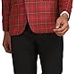 Tweed Check Men Suit-image-33
