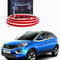 Car Led Wood Light/Front Bonnet led Light White Compatible with Nexon (2017-2019)-94