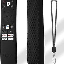 Oboe Silicone TV Remote Cover Compatible with Acer AR2851 I/H/W/XL Series Remote - Protective Case with Loop (Black) [Remote NOT Included]-27
