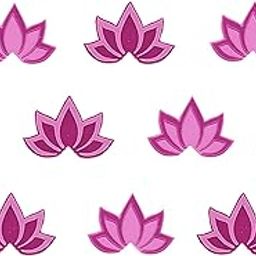 Comet Busters Beautiful Handcrafted Pink Floral Lotus Bindis (BIN1947)-picture-3