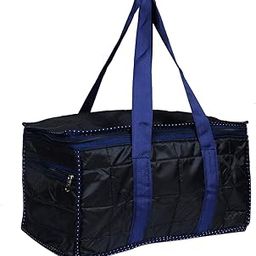 Sunesh Creation Nylon Fabric Small (5 L) Foldable Waterproof Travel Bag/Duffle Bag with Zip Closure(Blue)(31 X 20 X 20 cm) (Blue 3)-image-72