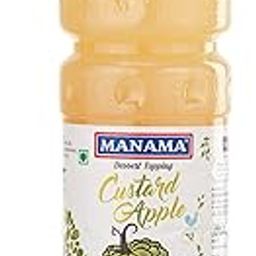 Manama Custard Apple Fruit Crush Dessert Topping for Ice Creams and Shakes, 1LITRE-image-33