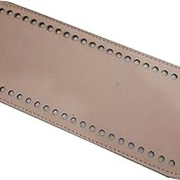 Tia Leather Base for Handbags, Bags and Purses Made of Leatherette with Stitched Hard Base (Oval Walnut-12x4In.-2Pcs)-24