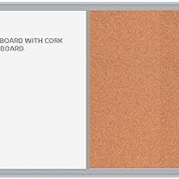 Provizon Tiger Series 3x2 feet Combination Non-Magnetic White Board with Natural Cork/Beige Notice Pin-up Board with Aluminum Frame Finishing (White and Natural Cork/Beige)-picture-16