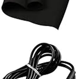 SECRET DESIRE Creations Yoga Pilates Mat Fitness Exercise Gym Cushion Pad Black & Jump Rope-picture-29