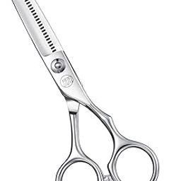 Professional Hair Thinning Scissors, 5.5 Inch Barber Hair Texturizing Blending Shears for Hairdresser Women Men Adults, Handmade from 440C Japanese Stainless Steel, 30 Teeth, 20-25% Thinning Rate-image-8
