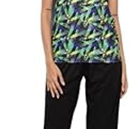 Womens Sports Wear Blue Colour Abstract Print Nylon Swim Suit-image-9