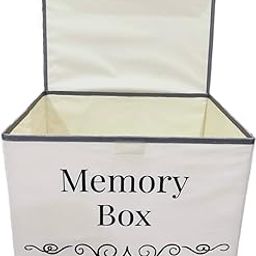 Pear Tree Essentials Memory Storage Box - Baby Keepsakes, Travel memories, Loved Ones Treasured Keepsakes.-image-4
