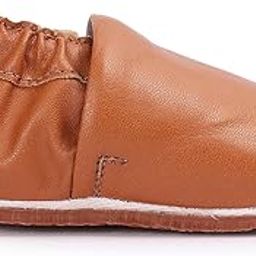 Mini Klub Unisex Brown Color Shoe Soft Sole-Brown-image-86