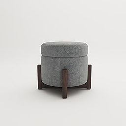 Horizontal Eight, Round Storage Puffy, Grey Color Storage Ottomon, Bedroom Decor, Living Room Interiors, Furniture for Home (51D X 51W X 43H)-image-38