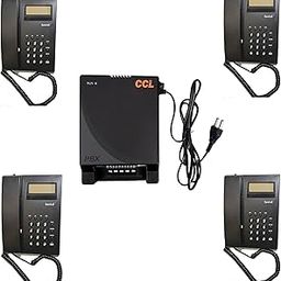 CCL104b EPABX Intercom System and Beetel C51 (4 Pcs) Telephones-11