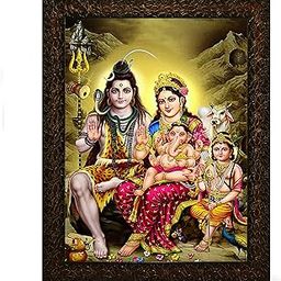 Indianara Religious Painting -Synthetic Wood, 27x30.5x1cm, Multicolour (GB3)-image-1