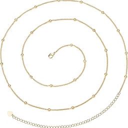 Minimalist Beach Bikini Body Chain 18K Gold Pearl Adjustable Belly Chain Shell Pendants Fashion Handmade Jewelry for Women Sexy Waist Chain-image-88