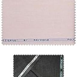 Trouser- Shirt Fabric Combo Box (Multicolour, Unstitched, All Weather Fabric) (DARK GREY PANT+BEIGE SHIRT)-picture-7