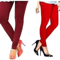 Plain chudidaar Leggings Combo for Women_1855TW_3XL_bz Multicolour-image-35