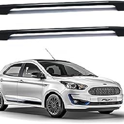 SHOPONE CAR ROOF Rail for Ford FIGO Black-19
