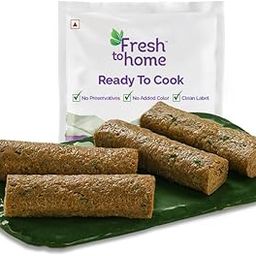 FreshToHome Meaty Mutton Seekh Kebabs | 200g Pack | Ready-To-Cook | No Added Preservatives-image-43