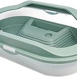 SAZ DEKOR® Small Turtle Tank Reptile Carrier Detachable for Snail Hermit Crabs Terrapin Green-image-12