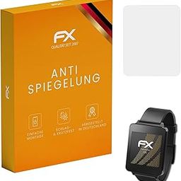 atFoliX Tempered Glass Screen Protector Compatible with LG G Watch Screen Protector, Anti-Glare and Shock Absorbing FX Film (3X)-image-57